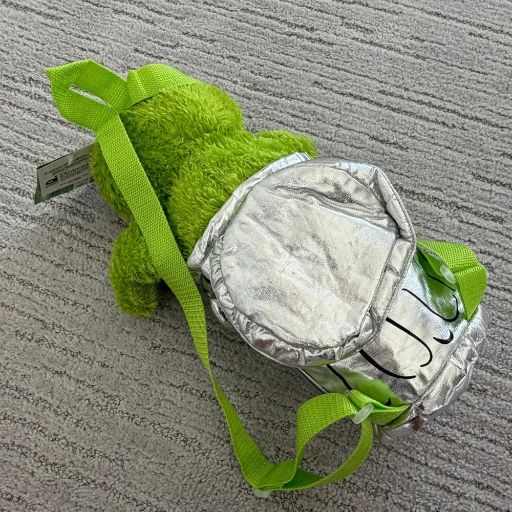 Sesame Street Oscar the Grouch Plush Trash Can Backpack Kids 2011 New NWT